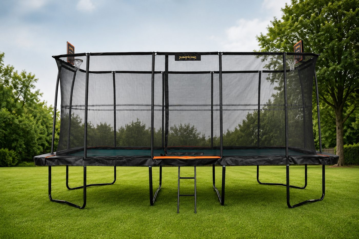 Costco trampoline assembly in British Columbia
